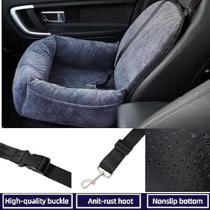 Dog-Car-Seat-is-Safe-and-Comfortable-Dog-Seat-Travel-Bed-Luxury-Dog-Booster-Seat-for-Front-Seats-Dog-Car-Seat-for-Small-Medium-Dog-can-be-Disassembled-for-Easy-Cleaning-Thickened-Memory-Foam-Filling - Cucciolini Doodles   Dog-Car-Seat-is-Safe-and-Comfortable-Dog-Seat-Travel-Bed-Luxury-Dog-Booster-Seat-for-Front-Seats-Dog-Car-Seat-for-Small-Medium-Dog-can-be-Disassembled-for-Easy-Cleaning-Thickened-Memory-Foam-Filling