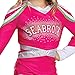 Addison Cheer Costume for Kids, Official Disney Zombies 3 Costume Outfit, Child Size Large (10-12)