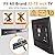 KAMIWI No Stud TV Wall Mount, No Drill TV Mount for 32-75 in, Drywall Studless TVs Bracket with Clear Instructions, Sturdy Low Profile TVs Hanger All Hardware Included