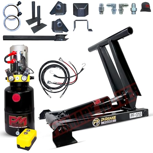 3 Ton (PF-310-K) Dump Trailer Hydraulic Scissor Hoist Kit (6,000 lb) | Standard Kit | Hydraulic Dump Bed Kit with 12VDC Hydraulic Pump, Suitable for Trailer Trucks