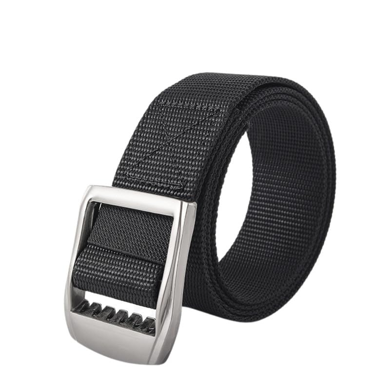 Durable Nylon Tactical Belt – Lightweight & Quick-Drying Canvas Belt with Smooth Buckle for Men and Women-image-41