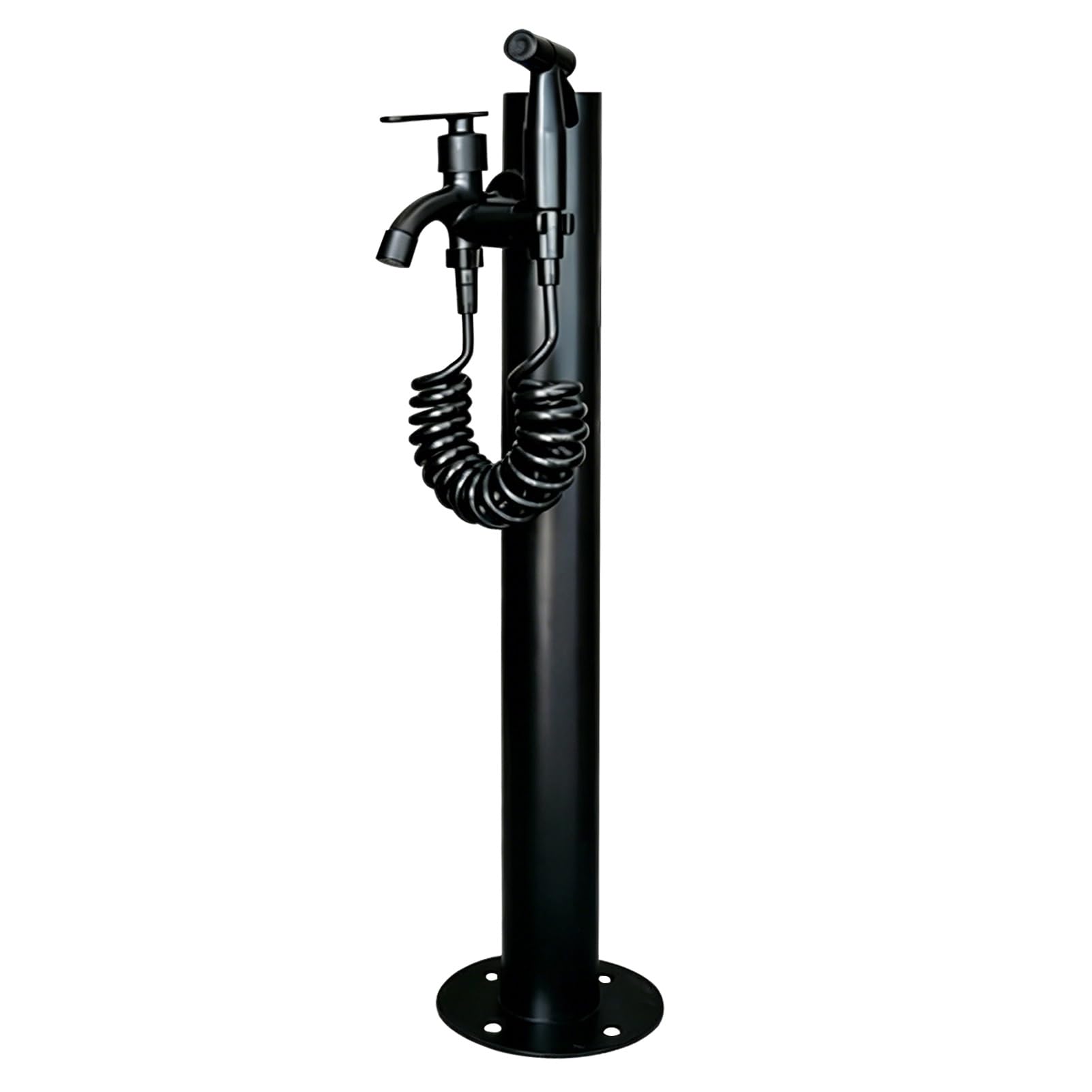 Lonmrrton D Stainless Steel Vertical Garden Water Column, Freestanding Outdoor Hydrant Water Tap With Ual Outlets, Antifreeze Weatherproof Faucet For Irrigation An Washing