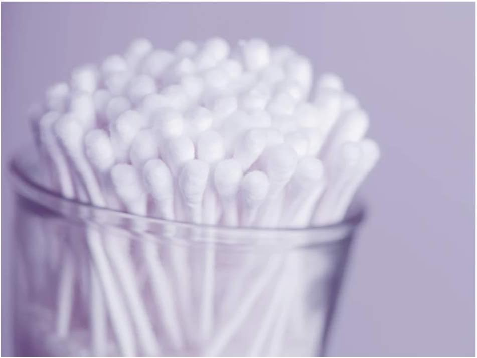 1100 Ct Cotton Swabs Double Tipped Q Tip Clean Ear Wax Makeup Applicator Remover