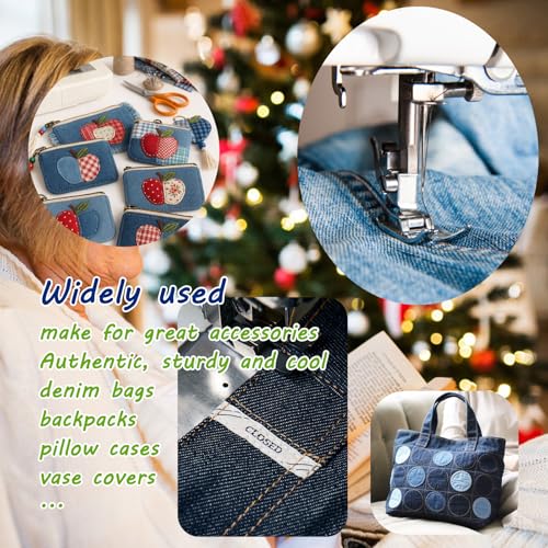 Hilo de costura Denim 2 bobinas color Taupe miniatura 7