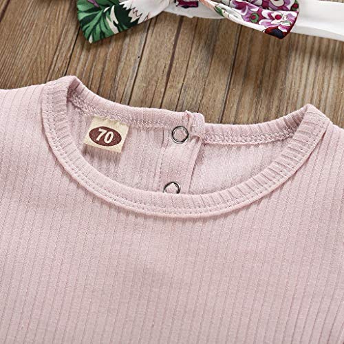 Conjunto de roupas de shorts para meninas com estampa de body infantil + macacão de flores para bebê