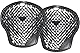 Dainese Pro-Armor 2 Hips Type B, Motorrad Hüftschutz, Schwarz, N