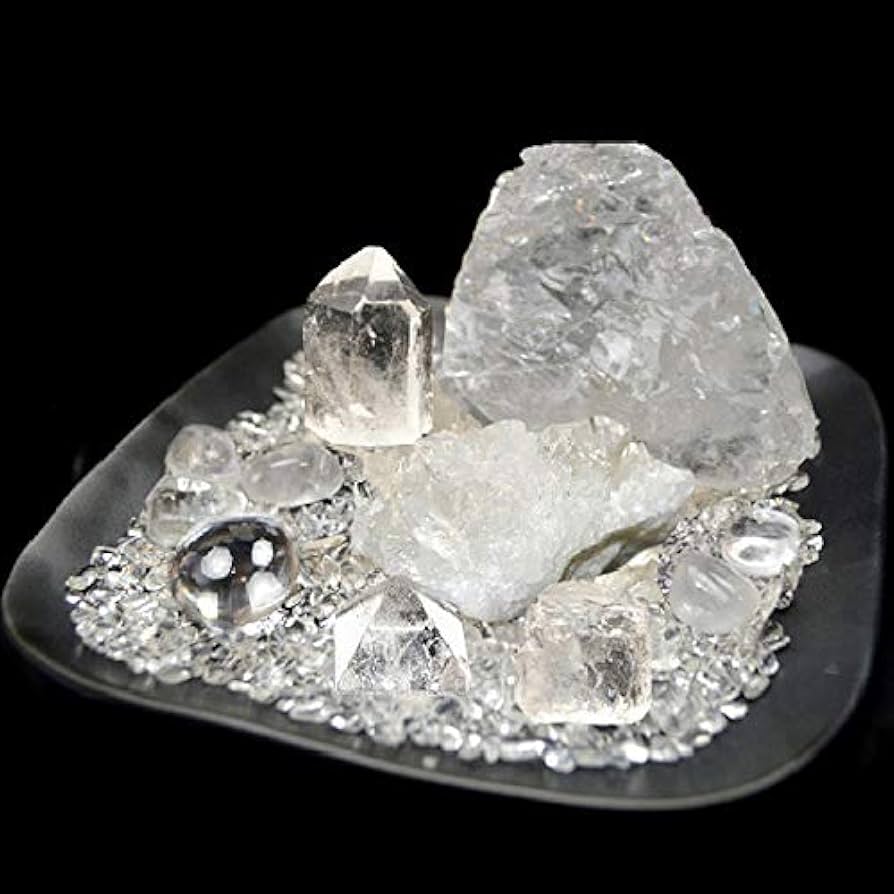 Amazon.co.jp: NO-14 天然本水晶クリスタル浄化13点セット