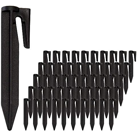 ECENCE Estacas para Robot cortacésped, Set de 50 Cover