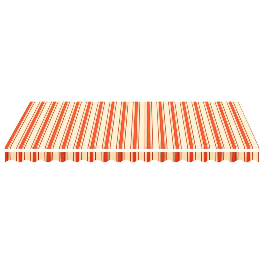 vidaXL Tessuto di Ricambio per Tenda da Sole Giallo e Arancio 3x2,5 m
