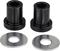 Vista 3 de Bujes elevadores de manillar de palanquilla sólida CNC para Harley Softail Touring Road Glide Street Glide Electra Glide Road King Tri Glide, negro