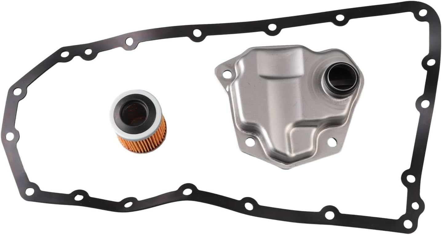 31728-1XF0A 5191890AA Transmission Oil Pan Gasket & Filters Fit For 2017-2023【Nissan】Altima Rogue Juke NV200 Sentra【Dodge】Caliber【Jeep】Compass Patriot【Mitsubishi】 Lancer Outlander RVR 31728-1XF02