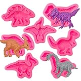 Rainmae Dinosaur Silicone Fondant Molds, Kid's Cartoon Dino Claws Clay Mold for Baking Dragon Themed Cake, Candy, Biscuit Cookies, Cupcake Decoration, Polymer Clay, Resin, Jewelry, Crafting Projects