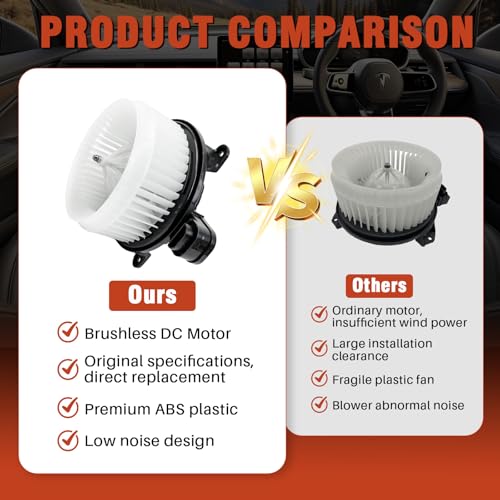 Image of Front AC Blower Motor 700298 Compatible with Lexus ES350 2015, ES300h 2015-2018, for Toyota Sienna 2011-2020, Sequoia 2008-2022