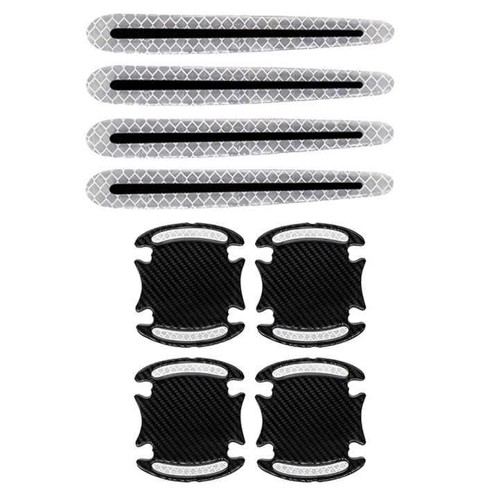 Juego de 8 autoadhesivos protector pared garaje, protector parking pared, para huecos de agarre/escala de agarre, universales.
