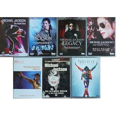 MICHAEL JACKSON 1-7 COMPLETE DOCUMENTARY COLLECTION / LEGACY / A DEFINITIVE STORY /ULTIMATE REVIEW / THIS IS IT / LIFE OF AN ICON / INSIDE STORY / UNMASKED = ULTIMATE 7x DVD SET