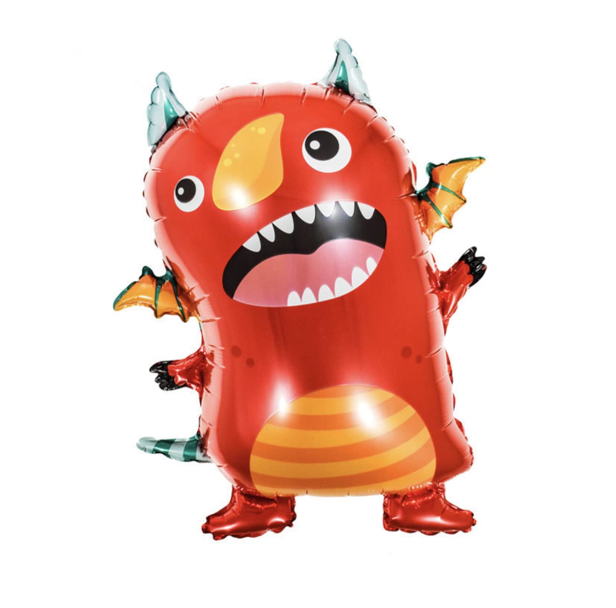 Red Monster Foil Balloon, 65cm (2 pack)