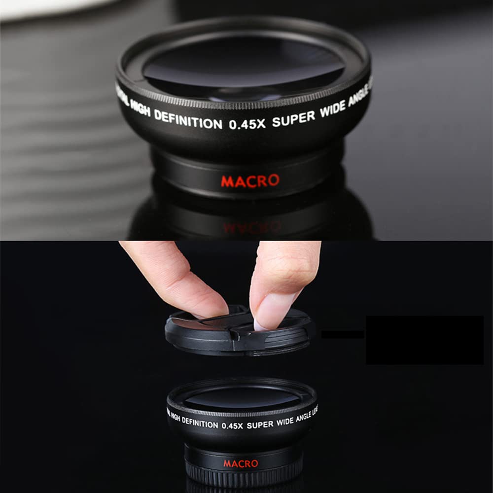 2-in-1 Handy Objektiv Set - 0,45x Weitwinkel & 12,5x Makro Für Bessere Fotos