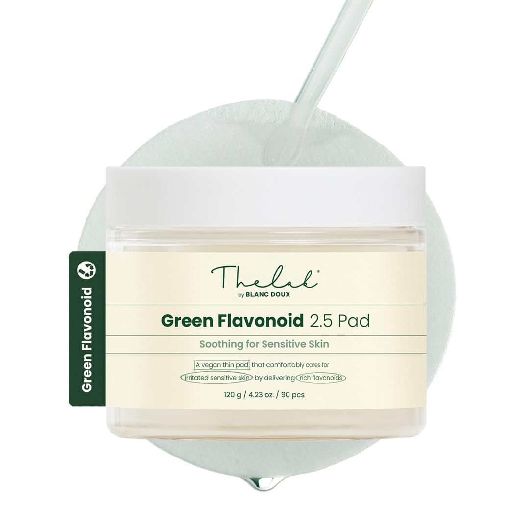 Green Flavonoid 2.5 Pad (90 pcs.) - Double Soothing Calming Skin Care with Flavonoid and Fruit Extracts