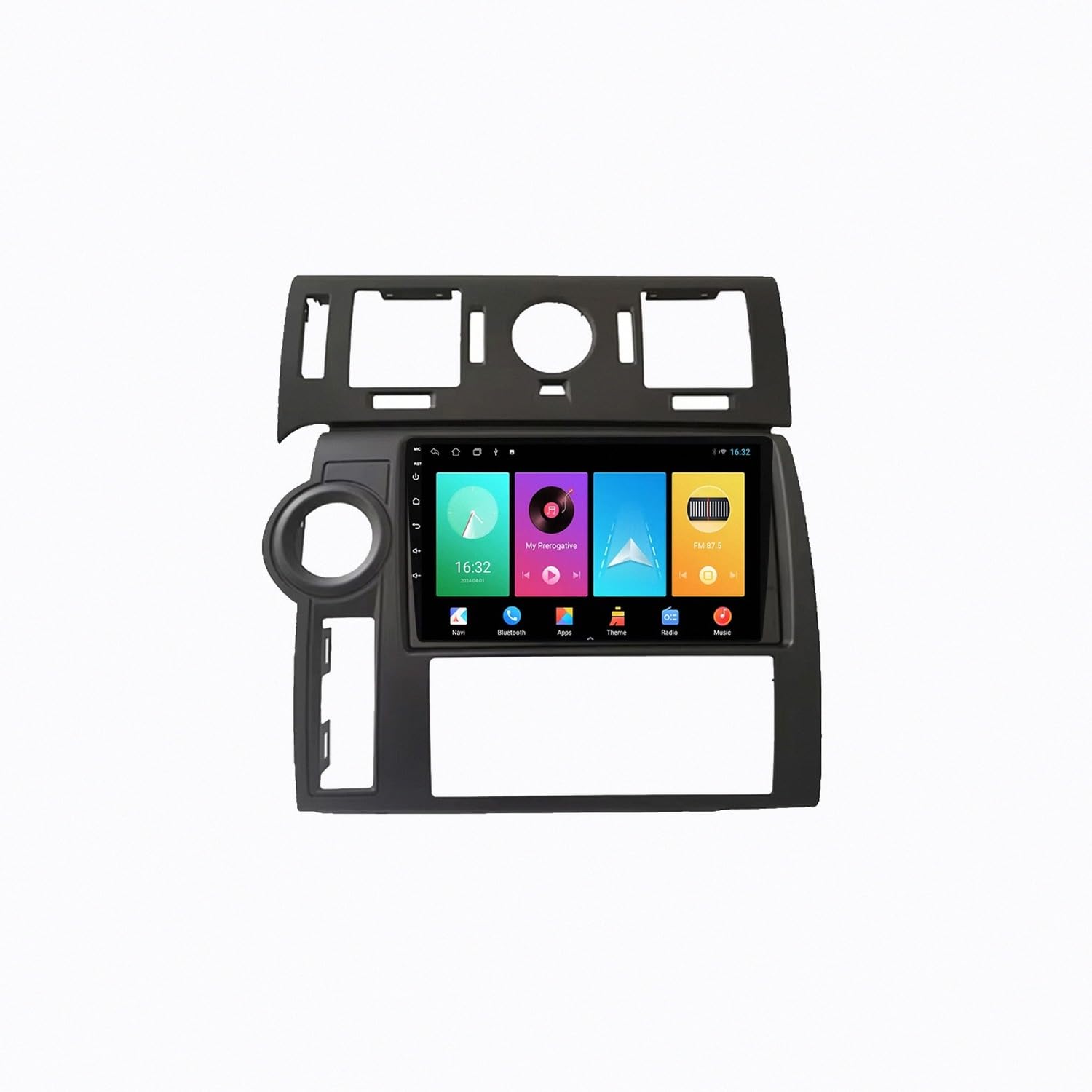 Radio Carplay para Hummer H2 E85 con cámara trasera AHD y sistema de navegación GPS integrado 8