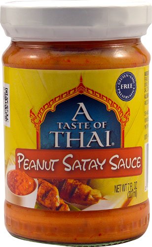 image for JOGRO A Taste of Thai Peanut Satay Sauce -- 7 fl oz - 2 pc