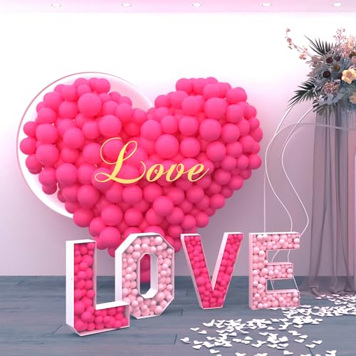 Image of Hot Pink Balloons 12 inch,70pcs Magenta Latex Party Balloons for Valentine's Day Wedding Engagement Bridal Bachelorette Tropical Party Decorations