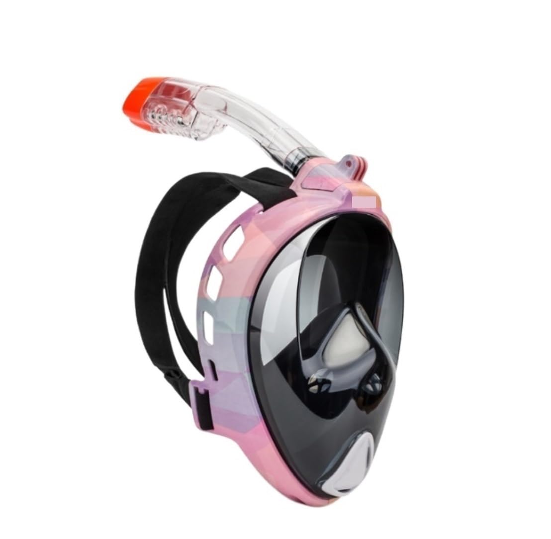 Masque de Plongée Anti-Fuite Masque De Plongée avec Tuba sous-Marin Anti-buée en Apnée Intégral Équipement Cadeau Fête