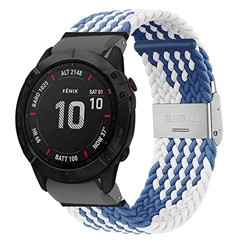Bracelet Garmin Fenix 7 nylon tressé élastique 22mm CZKE sport