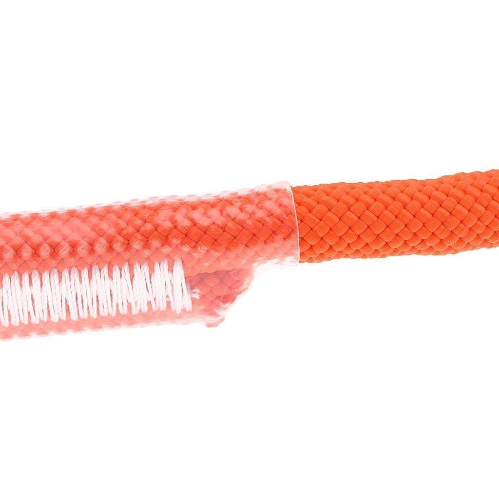 SwaYve Harnais de sécurité pour travail en hauteur, sangle de protection contre les chutes, corde d'escalade, kit de sécurité complet sur le toit, orange C/5 m