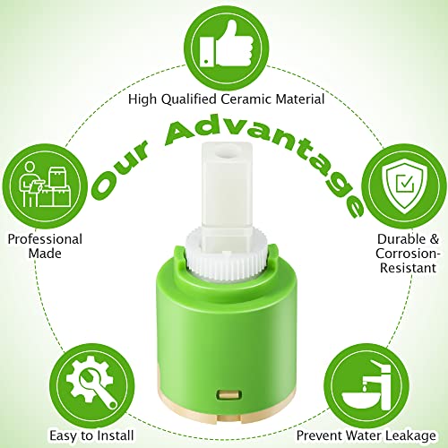 Enhon 25Mm Diameter Faucet Cartridge Compatible With Kohler Genunie Gp1093674, Pfister 9740740 Avalon/Treviso 26/529 Series Kitchen Faucet Valve Replacement For Single Handle Kitchen Shower Repair #TOP3