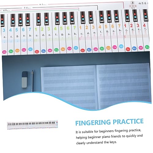 DRESSOOS 88 Papier Pratique Handroll Clavier Pliant Claviers Ordinateur Portable Stickers Piano à Clavier Accessoires Pour Pianos Couvre-clés Kit D’accordage De Piano Réglage Musique - Les Beatles, Paul McCartney, John Lennon, RIngo Starr, George Harrison DRESSOOS 88 Papier Pratique Handroll Clavier Pliant Claviers Ordinateur Portable Stickers Piano à Clavier Accessoires Pour Pianos Couvre-clés Kit D'accordage De Piano Réglage Musique – Image 8