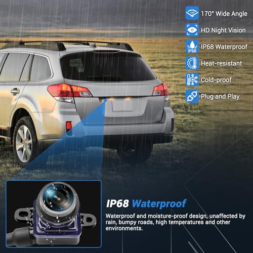 Image of Rear View Backup Camera Compatible with 2011-2014 Dodge Charger Chrysler 300 Park Assist Camera Replaces 56054058AH 56054058AD 56054058AE 56054058AF 56054058AG