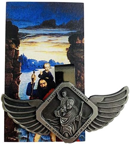 Westmon Works St Christopher Patron Saint of Travelers Auto Visor Clip with Holy Card image 3