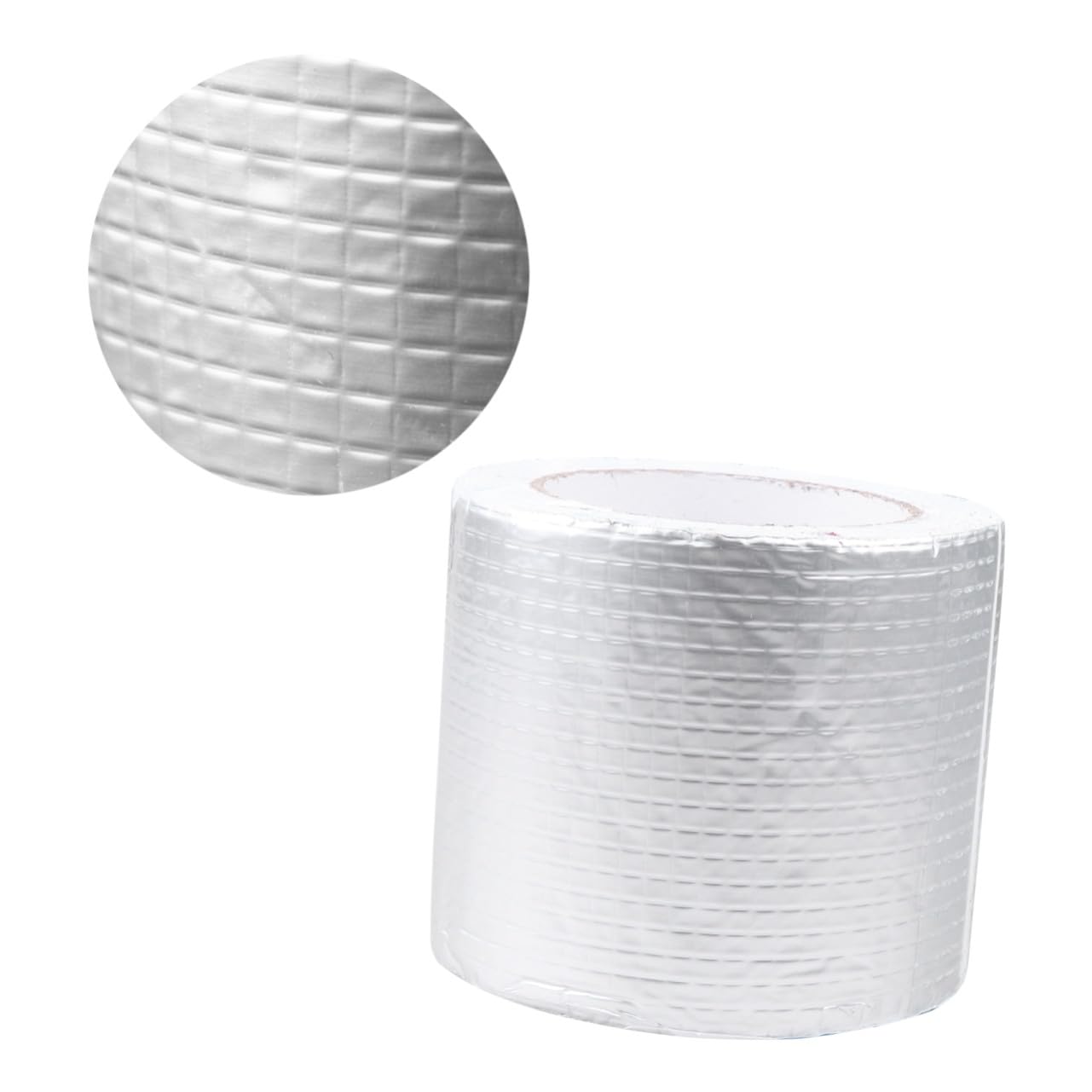 PLAFOPE Cinta de Butilo Adhesiva Resistente al Agua para Reparación de Tejados y Tuberías Cinta Selladora de Aluminio de Práctica y Duradera para Sellado Exteriores
