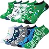 ShinyMatch 10 Pairs Men’s Golf Socks Novelty Athletic Low Cut Golf No Show Sock Golfer Gift for Birthday Father’s Day Gifts