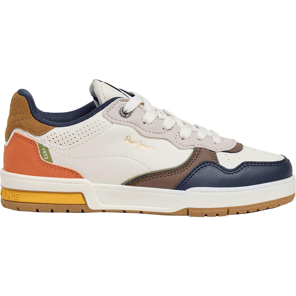 Pepe Jeans Levitt WEST B Sneak, Blue (Navy), 1.5 UK