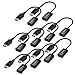 Moread DisplayPort to HDMI Adapter, 10 Pack, Gold-Plated Display Port to HDMI Converter, DP to HDMI Cord (Male to Female) Compatible with Computer, Desktop, Laptop, PC, Monitor, Projector, HDTV -Black