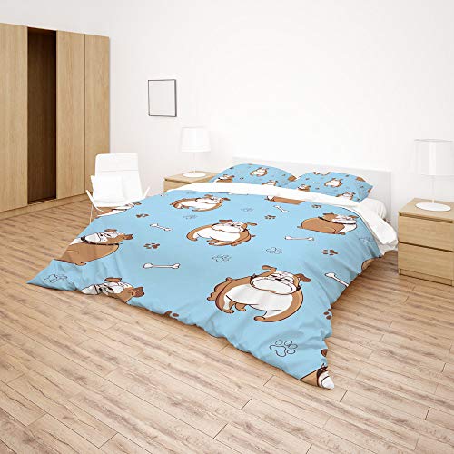 Parure de lit durable et résistante en polyester CHEHONG - 5