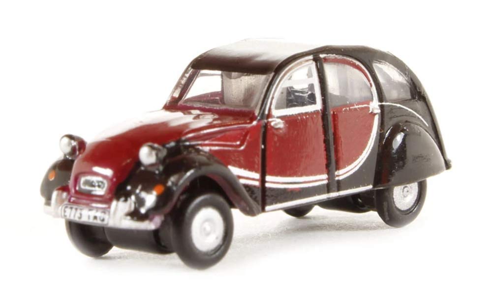 Oxford Diecast NCT001 Charleston Maroon/Black Citroen 2CV