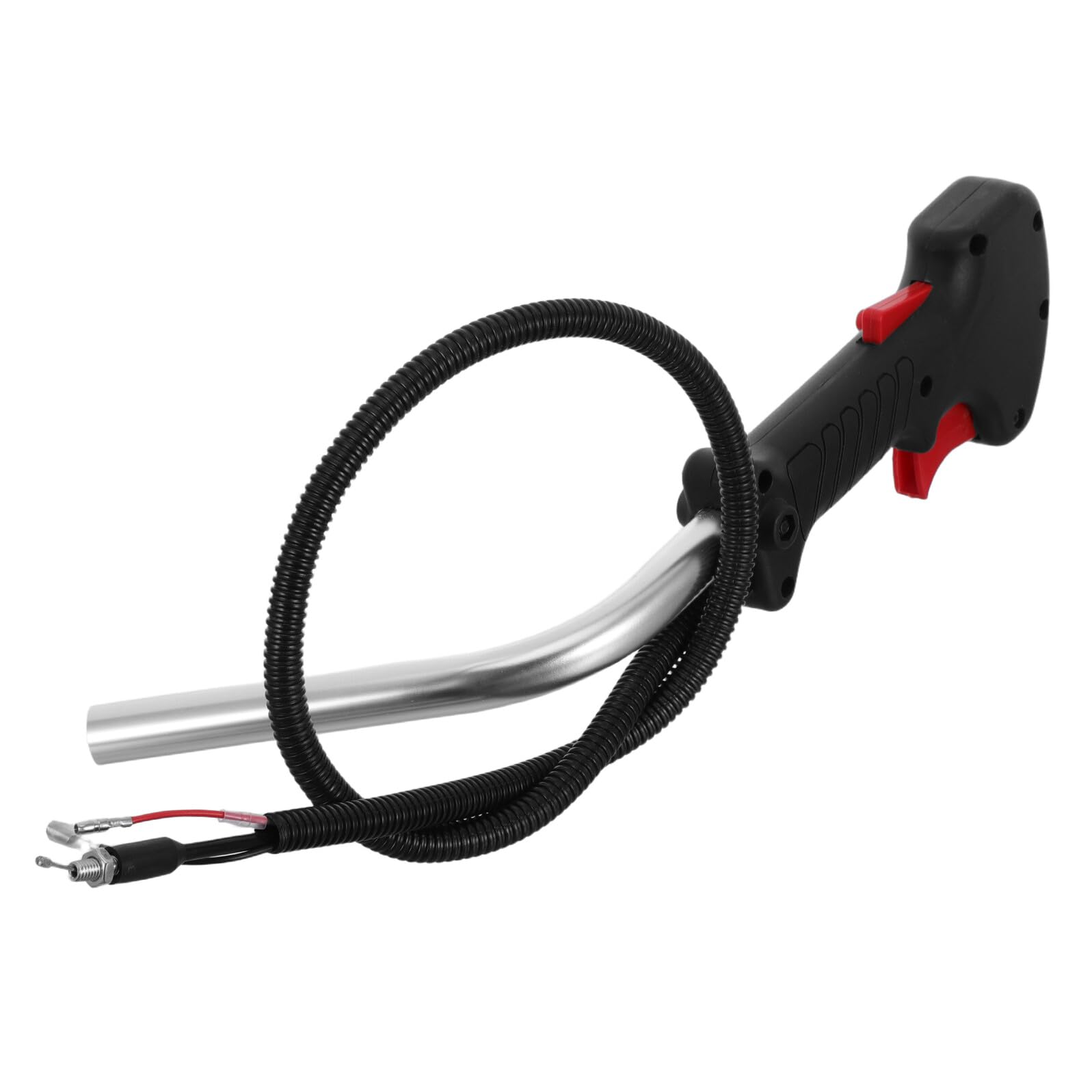 Ciieeo Palanca de Control del Acelerador para Cortacésped Cable de 83 Cm | Plástico y Aleación de Aluminio, Color Negro, Instalación Fácil, Seguridad Mejorada en Jardinería