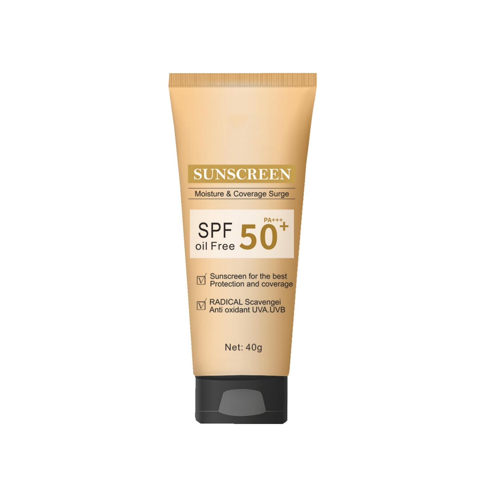 Hydrating Mineral Sunscreen SPF50+ PA+++ Oil Free Suncream for Face, Tinted Mineral Sunscreen for Oily Skin, Waterproof & Long-Lasting Sunblock (1pc)