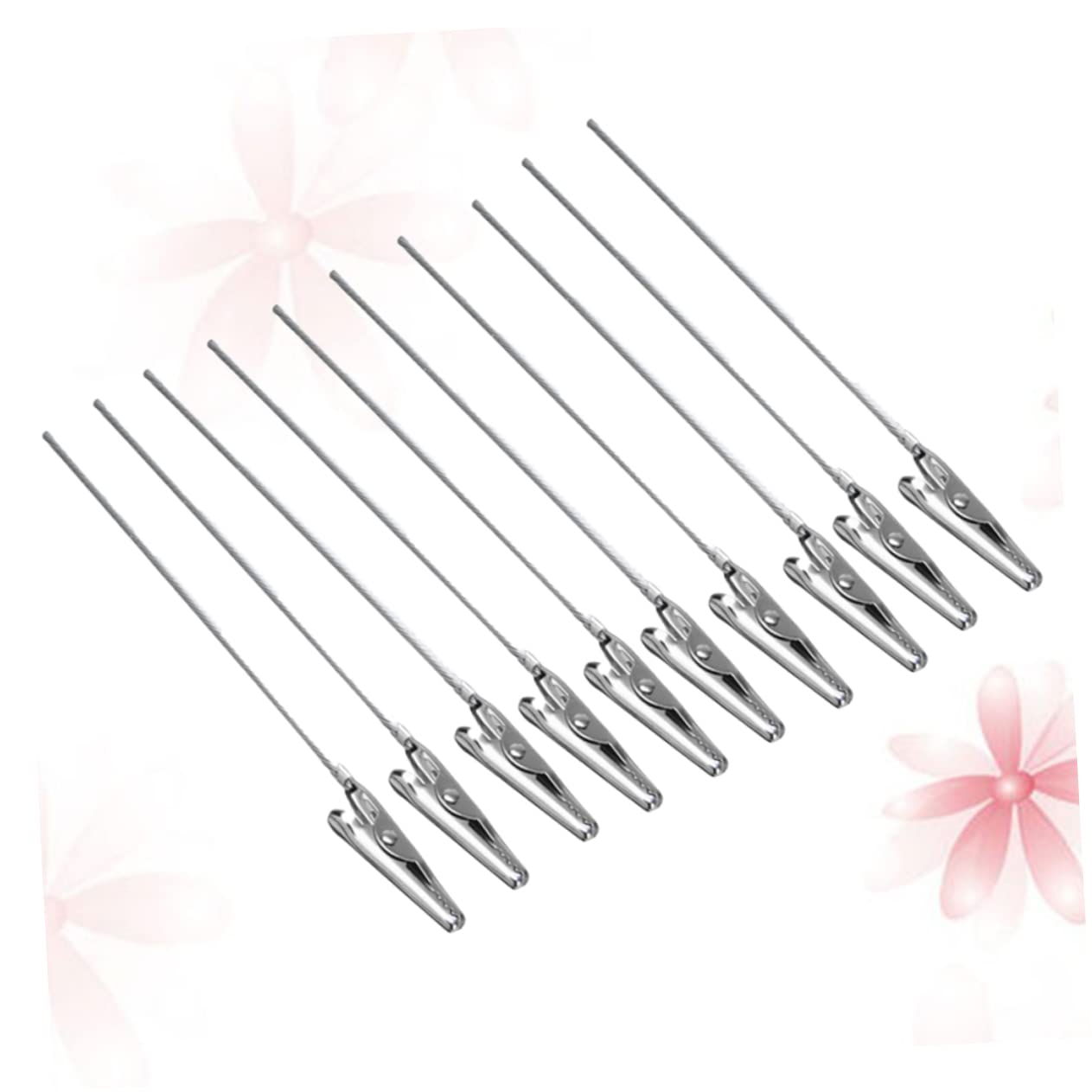 NUOBESTY Lot De 3 Pinces À Queue Métallique Pour Porte-mémo Photo 50 Pièces X 3