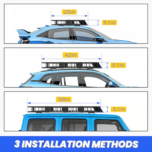 ECOTRIC Adjustable Roof Rack