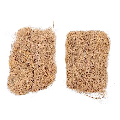 BESPORTBLE 2packs Lighter Jute Silk Outdoor Starter Tools for Camping Hiking Survival Lightweight Weather Resistant Fire Starter for Instant Combustion
