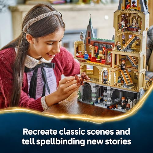 LEGO Harry Potter Hogwarts Castle: The Main Tower - Interactive Castle Toy with Modular Flying Key & Wizard Chess Rooms, plus 12 Minifigures - Gift for 10+ Year Old Boys, Girls & Adult Fans 76454 - Image 3