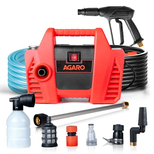 AGARO Regent High Pressure Washer | 1600W Motor | 120 Bar Max Pre...