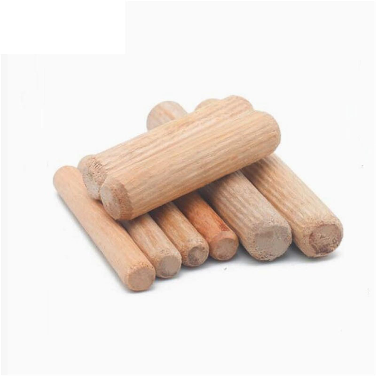 hölzerne Passstifte, M6/M8/M10*L Mm Schrank Schublade Runde Geriffelte Holz Handwerk Dübel Stifte Stangen Set Möbel Montage(1000pcs,M8 x 40mm)