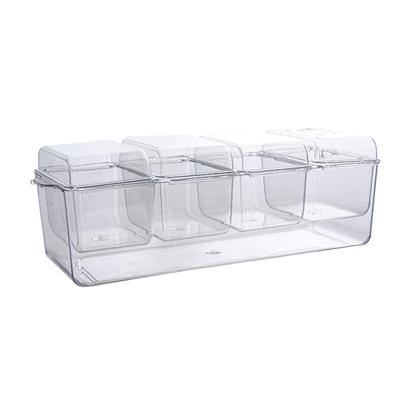 Plateau à fruits et conteneurs transparents pour condiments froids et charcuterie