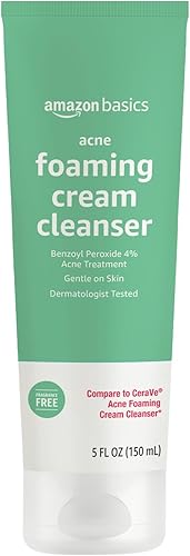 Miniatura 2 de Tienda Basics Limpiador en crema para el acné con 4% de peróxido de benzoílo, 5 onzas líquidas, 1 paquete