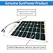 SunPower 50 Watt Flexible Monocrystalline High Efficiency Solar Panel