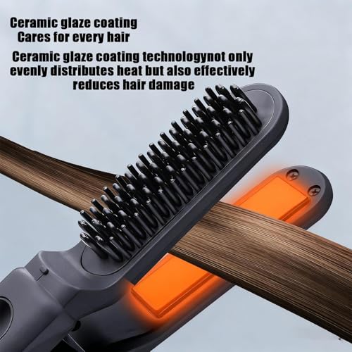 Fer à lisser sans fil 2 en 1 rechargeable avec écran LED - 5
